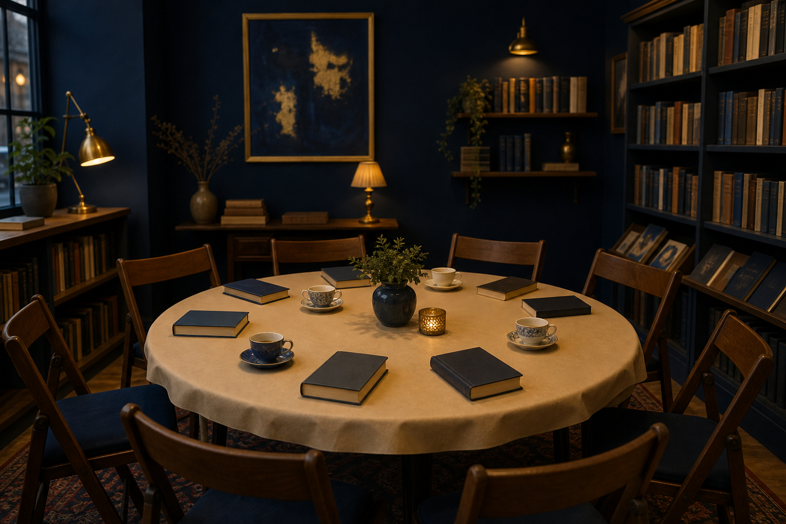 Book club table